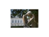 Statue Tristan & Iseult demi-rouille H: 123cm