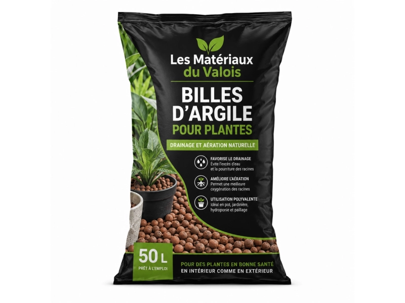 Billes d'argile 8/16 mm sac 50L