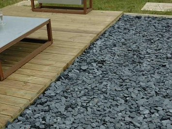 Ardoise Bleue argent 30/60 mm