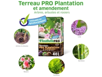 TERREAU PLANTATION ET AMENDEMENT pro sac 40L