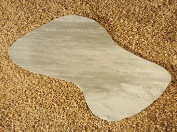 Pas japonais en pierre - Forme irrégulière - 55x35cm