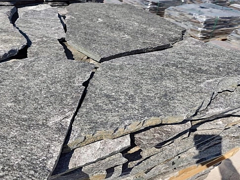 Pas Japonais en pierre - Silver - M²