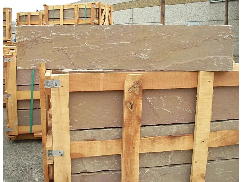 Bordure grès Kandla Multi color L:100cm x H:20cm x Ep. 5/7cm