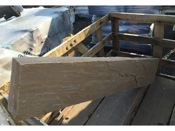 Bordure grès Kandla Multi color L:100cm x H:20cm x Ep. 5/7cm