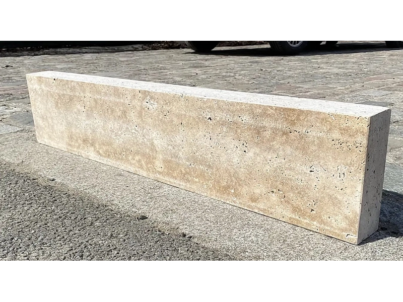 Bordure travertin mix beige L:100cm x H:20cm x Ep. 5cm