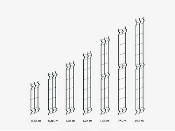 Panneau rigide Argo fil Ø5mm L:2.50m