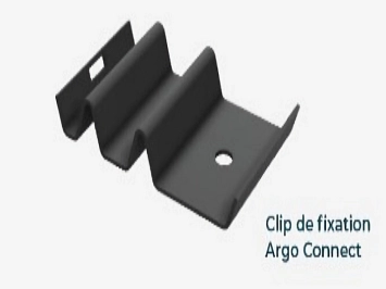 Clips de fixation pour poteaux Argo connect brut
