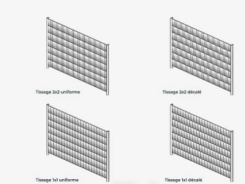 Brise vue Taneo en bandeau pvc anthracite, finition Rattan, h: 19mm x ep. 2mm x L: 26m