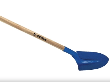 Pelle ronde 27cm REVEX® avec manche bois