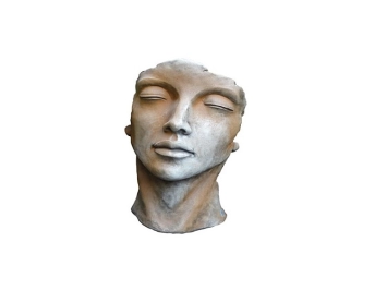 Statue Visage femme H: 115 cm