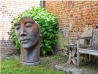 Statue Visage Homme H: 115 cm