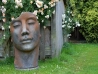 Statue Visage Homme H: 115 cm