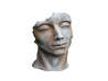 Statue Visage Homme H: 115 cm