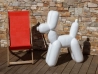 Statue Chien Pop Art h: 101cm