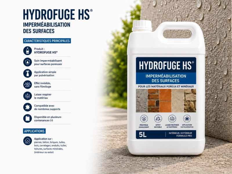 HYDROFUGE HS® Imperméabilisation des surfaces