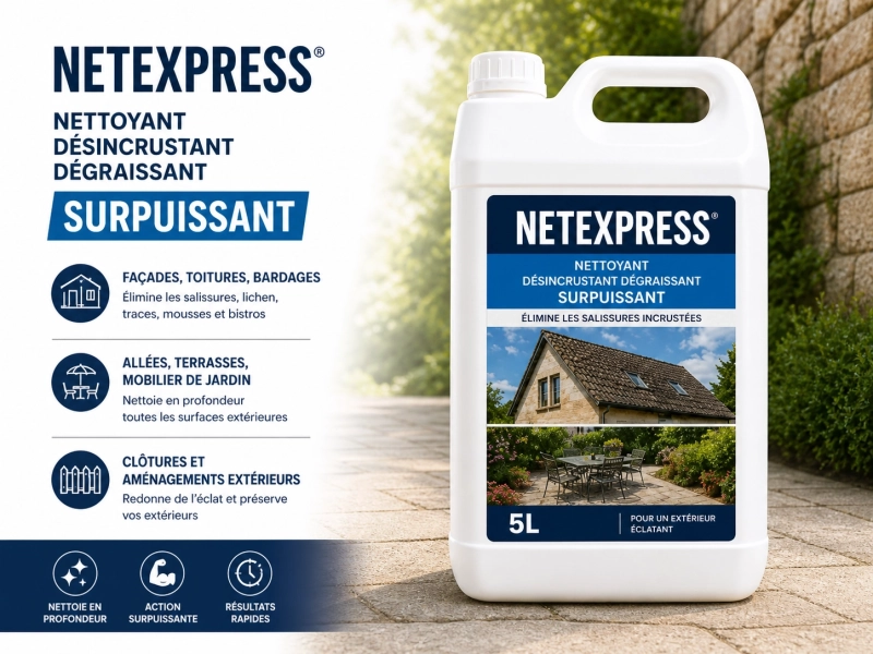 NETEXPRESS® Nettoyant désincrustant dégraissant surpuissant