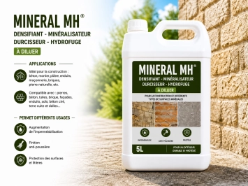 MINERAL MH® Densifiant - Minéralisateur - Durcisseur - Hydrofuge