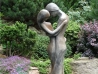 Statue Tristan & Iseult demi-rouille H: 123cm