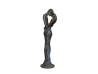 Statue Tristan & Iseult demi-rouille H: 123cm