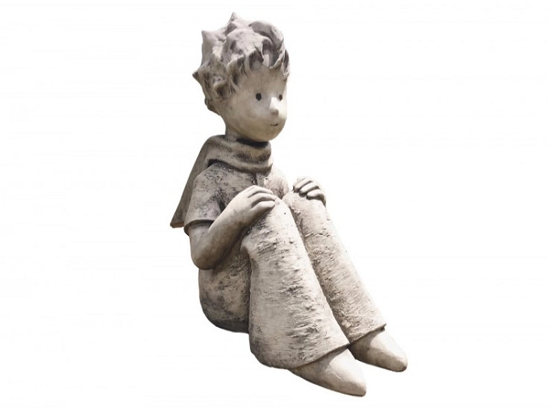Statue Petit Prince Assis
