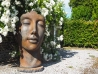 Statue Visage femme H: 115 cm