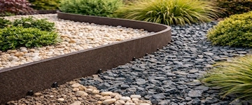 Bordures en plastique recyclé